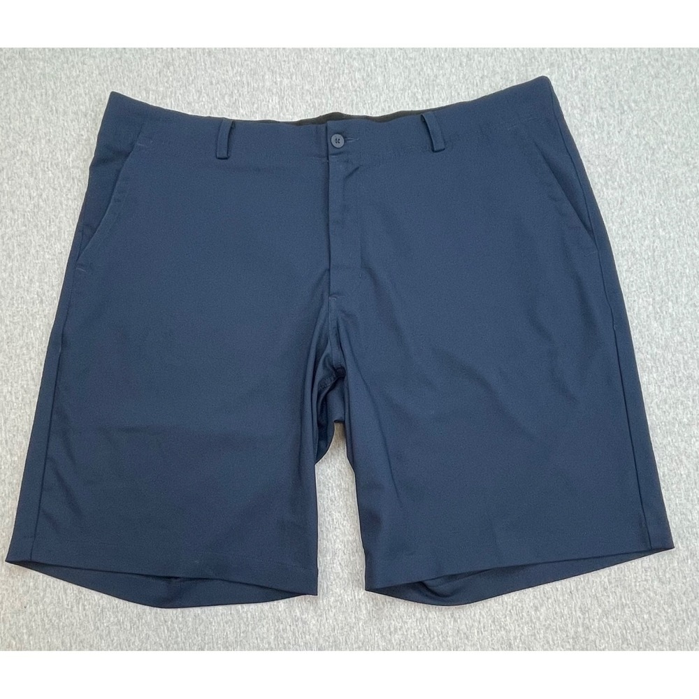Nike Shorts Mens 40 Blue Performance Stretch‎ Dri-Fit Flat Front Golf 10" Inseam